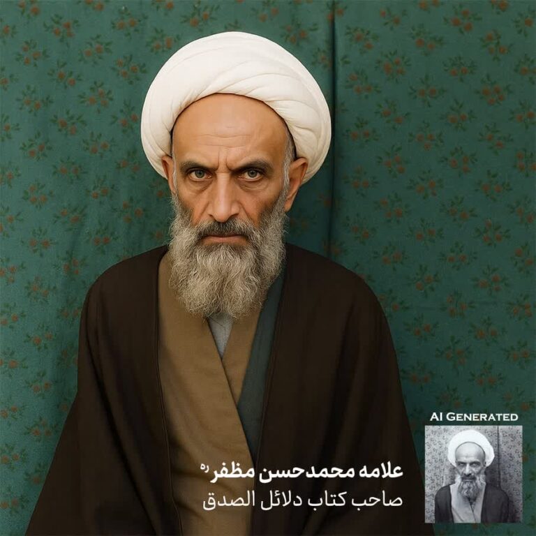 سخن تاریخ و علامه شیخ محمدحسن مظفر، صاحب "دلائل الصدق"