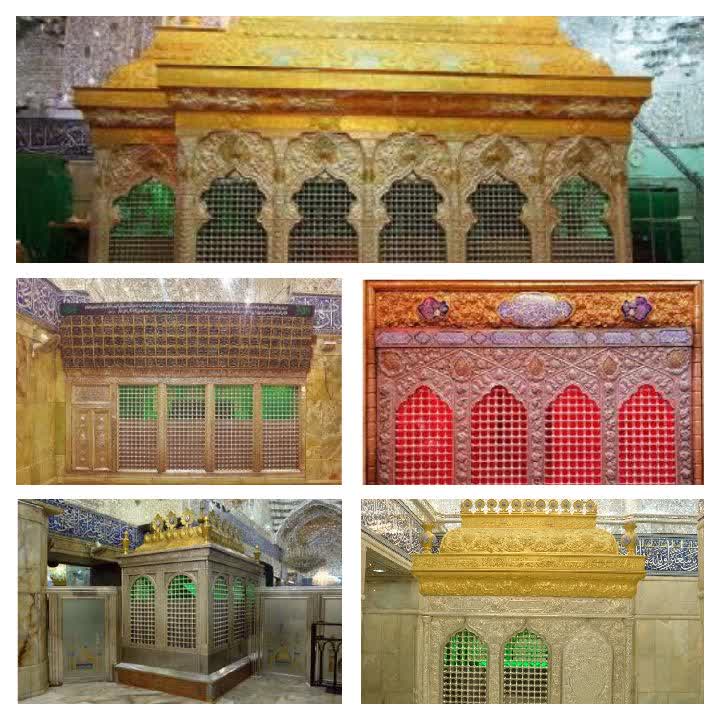 سخن تاریخ و ضریح های مقدس حرم مطهر امام حسین (علیه السلام)